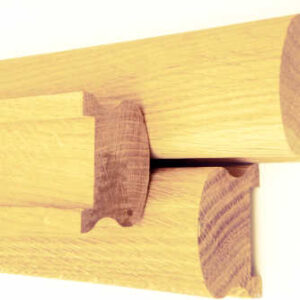 Поручень сращенный (сосна) 2с, длина 2,2-4,0 м, размеры 40х65 мм для деревянных лестниц